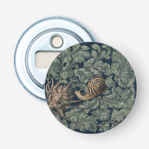 Vintage Art Nouveau Botanical Snail Antique Bottle Opener