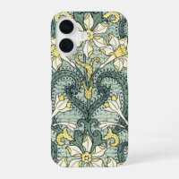 Vintage Art Nouveau Daffodil Narcissus Flowers