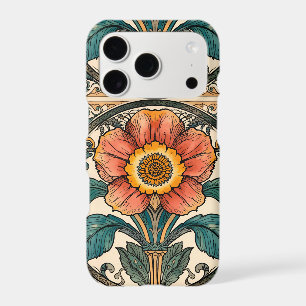 Vintage Art Nouveau Deco Majolica Floral Craftsman