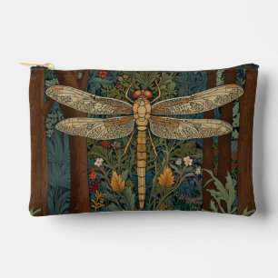 Vintage art nouveau dragonfly boho chic accessory pouch