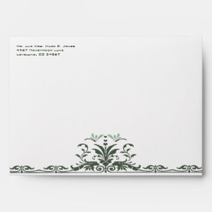 Vintage Art Nouveau DragonFly Scroll Envelopes