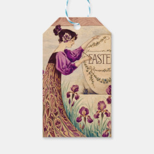 Vintage Art Nouveau Easter – Belle Époque Gift Tags