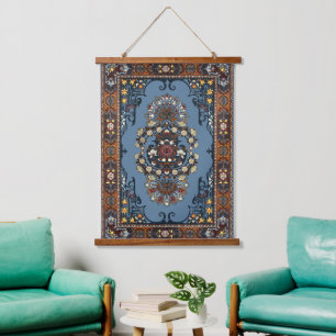 Vintage Art Nouveau Floral Design 2  Hanging Tapestry
