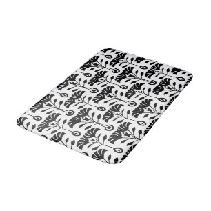 Vintage: Art Nouveau Floral Garden  Bath Mat