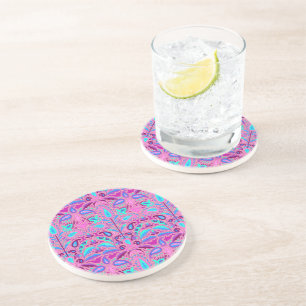 Vintage: Art Nouveau Floral Garden Coaster