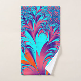 Vintage Art Nouveau Floral Garden Hand Towel