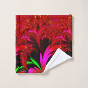 Vintage Art Nouveau Floral Garden Wash Cloth