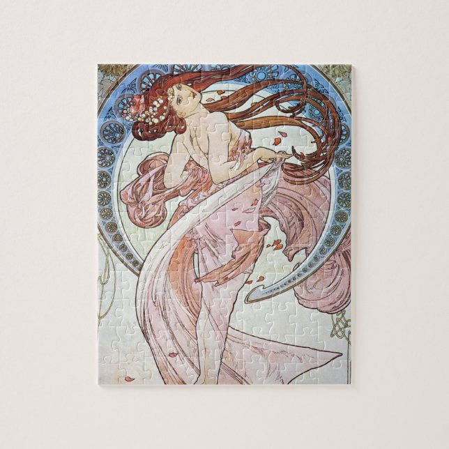 Vintage Art Nouveau Jigsaw Puzzle (Vertical)