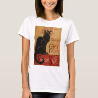 Vintage Art Nouveau Le Chat Noir Black Cat