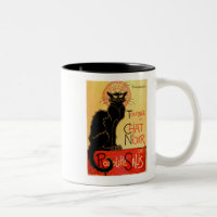 Vintage Art Nouveau Le Chat Noir Black Cat Theophi