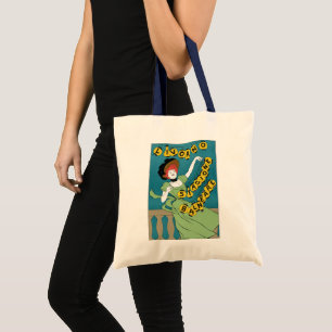 Vintage Art Nouveau, Livorno Senorita Dancing Tote Bag