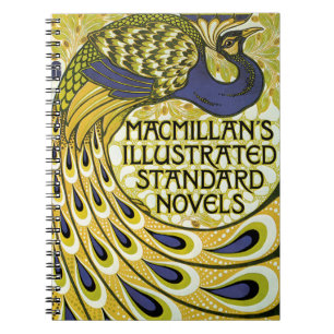 Vintage Art Nouveau, Macmillan's Peacock Feather Notebook