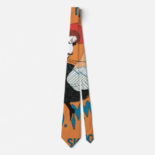 Vintage Art Nouveau Magazzini Italiani by Capiello Tie