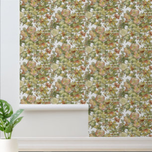Vintage Art Nouveau Mucha Honeysuckle Pattern Wallpaper