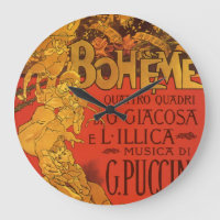 Vintage Art Nouveau Music, La Boheme Opera, 1896