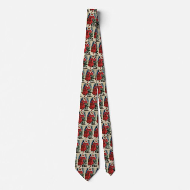 Vintage Art Nouveau Pastilles Geraudel Cough Drops Tie (Front)