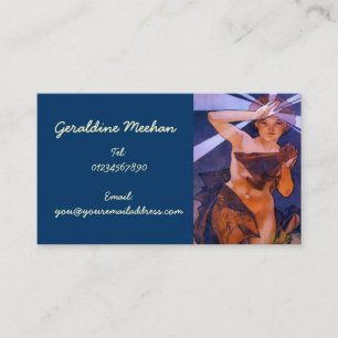 Vintage Art Nouveau Personal Business Card