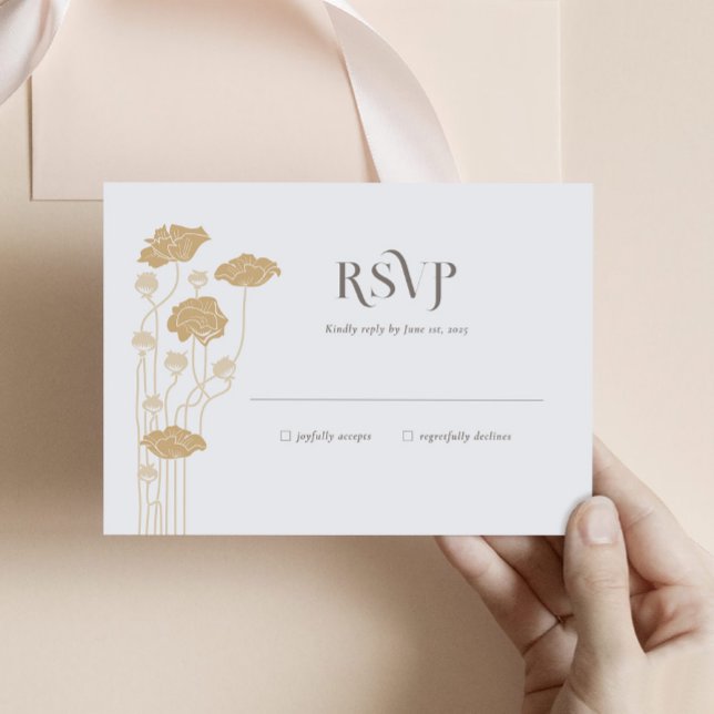 Vintage Art Nouveau RSVP Enclosure Card (Creator Uploaded)