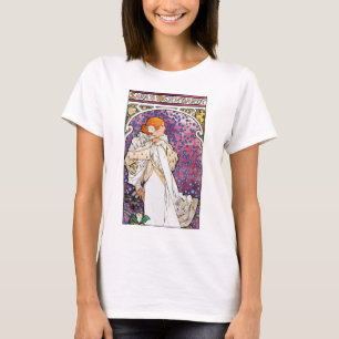 Vintage Art Nouveau Shirt by Mucha