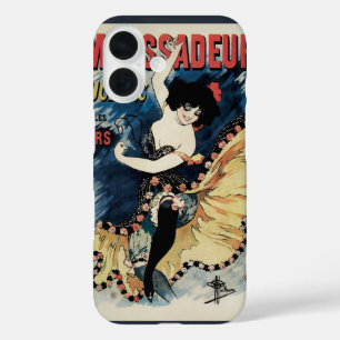 Vintage Art Nouveau, Spanish Flamenco Dancer iPhone 16 Case
