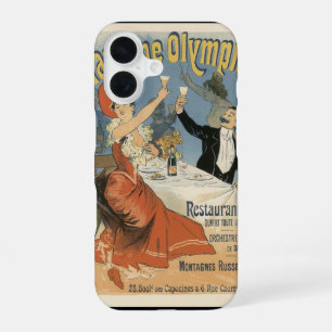 Vintage Art Nouveau, Taverne Olympia Restaurant iPhone 16 Case