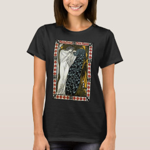 Vintage Art Nouveau, The Kiss by William Bradley T-Shirt