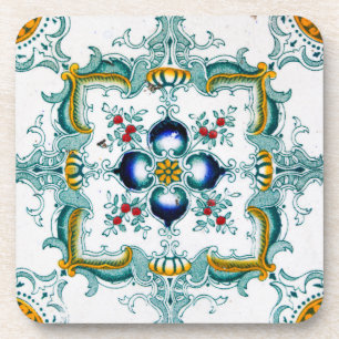 Vintage Art Nouveau Tile Coaster