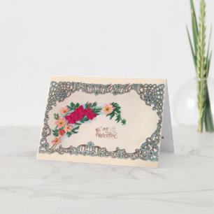 Vintage Art Nouveau Valentine Card