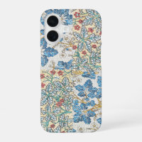Vintage Art Nouveau Wild Geranium Floral Pattern