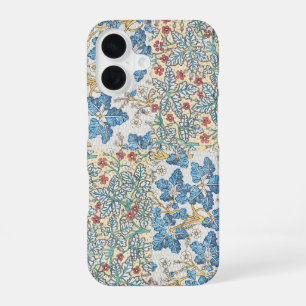 Vintage Art Nouveau Wild Geranium Floral Pattern iPhone 16 Case