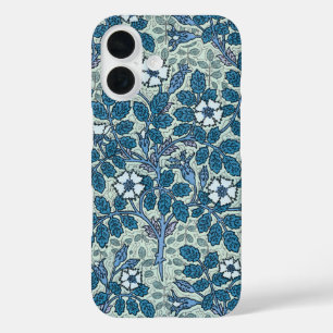 Vintage Art Nouveau, Wild Rose Flowers in Garden iPhone 16 Case