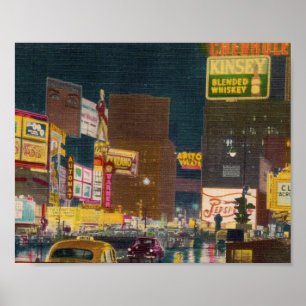 Vintage Art - NYC Times Square, Poster
