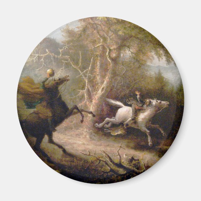 Vintage Art of Sleepy Hollow Magnet (Front)