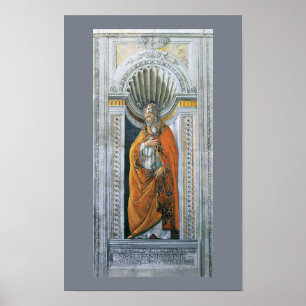 Vintage Art, Saint Sixtus II by Sandro Botticelli Poster