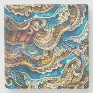 Vintage Art Stone Coaster