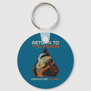 Vintage Artemis Ii Return Moon Key Ring
