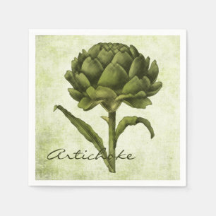 Vintage Artichoke Napkin