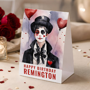 Vintage Artistic Birthday Centerpiece Custom Name
