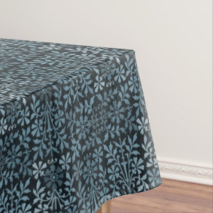 Vintage Arts and Crafts Renaissance Green Tablecloth