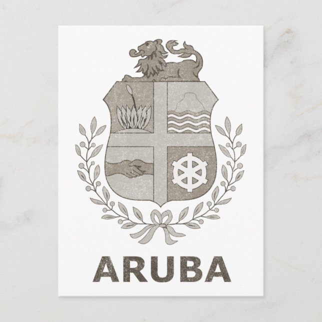 Vintage Aruba Postcard (Front)