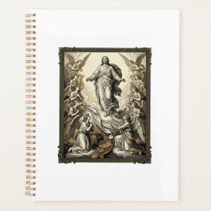 Vintage Ascension Angel Engraving Vector Art_1 Planner