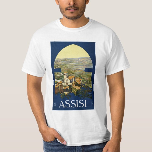 Vintage Assisi Italy clothing T-Shirt (Front)
