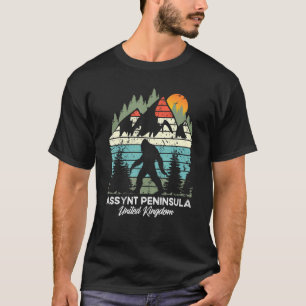 Vintage Assynt Peninsula Hiking Trail Retro 80s T-Shirt