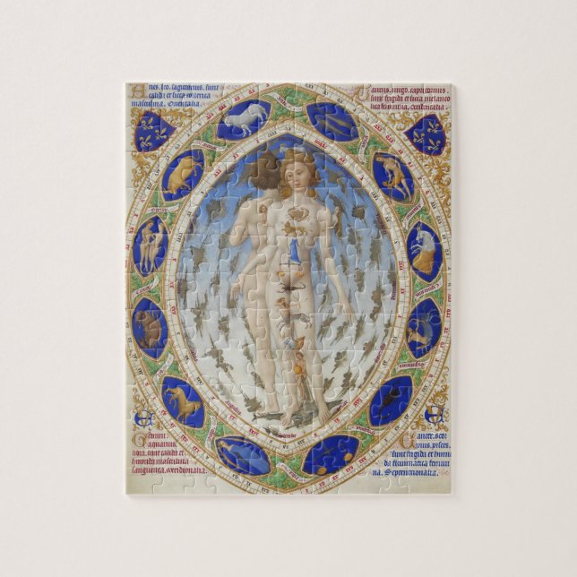 Vintage Astrological Puzzle Game (Vertical)