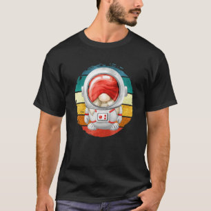 Vintage Astronaut Gnome Motif For Women Men Kids R T-Shirt
