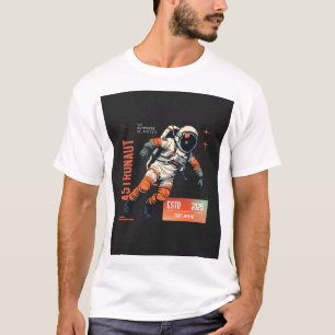 Vintage Astronaut Graphic Design   Space Explorer  T-Shirt