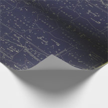 Vintage Astronomical Wrapping Paper
