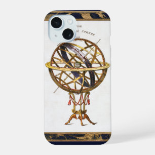 Vintage Astronomy, Artificial or Armillary Sphere iPhone 15 Case