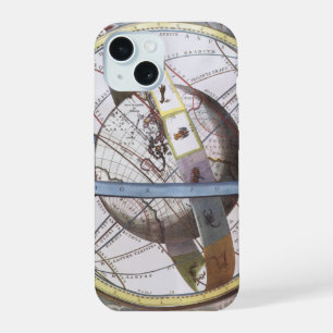 Vintage Astronomy, Celestial by Andreas Cellarius iPhone 15 Case