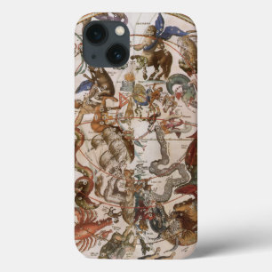 Vintage Astronomy, Constellations of Southern Sky iPhone 13 Case